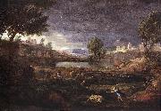 Nicolas Poussin Strormy Landscape Pyramus and Thisbe china oil painting reproduction